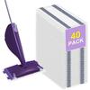 40 шт. Одноразовые салфетки для швабры, сменные насадки, совместимые с Swiffer WetJet, Swiffer Wet Pads Refill, Насадки для швабры для различных поверхностей