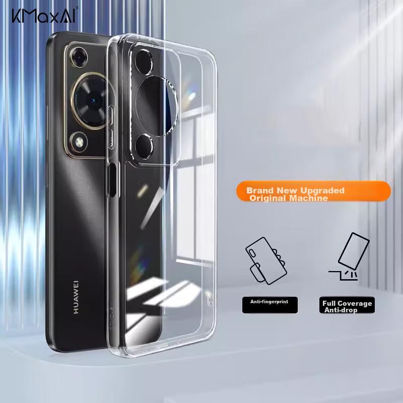 Case for Huawei Enjoy70S Smartphone, Ultra-Thin Protective Cover, Full Lens Protection, Shockproof, Lightweight, Crystal Clear TPU Soft, Transparent
