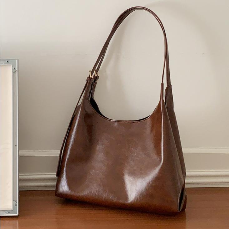 IELGY Retro Commuter Tote Bag Large Capacity Portable Shoulder Bag