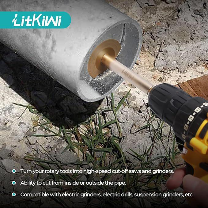 Шестигранная ручка с двойными алмазными режущими дисками для резки ПВХ труб и мини-стекла