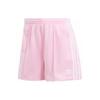 Оригинальные эластичные шорты с вышивкой логотипа в полоску, женские, повседневные, низ, настоящий розовый IN6284