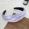 Атласная рельефная повязка на голову с широкими полями: Шикарный, Универсальный Аксессуар для Волос для Женщин