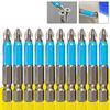 10Pcs Anti Slip Electric PH2 Phillips Cross Head Screwdriver Bits Hand Tools