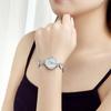 Light Luxury Fashion Mother-of-pearl Disc Watch Niche Chic Rhinestone Women's Bracelet Watch Romantic Quartz Watch