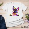 Французский бульдог Французский бульдог Поп-арт Портрет Унисекс Футболка