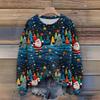 Women'S Christmas Sweater Cute Fun Christmas Sweater Fall And Winter Long Sleeve Knitted Sweater