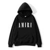 Унисекс повседневная толстовка с принтом Amiri - Модный свободный свитшот