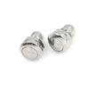 2Pcs 8Mm Mini Micro 2Pin Metal Waterproof Momentary Push Button Switch