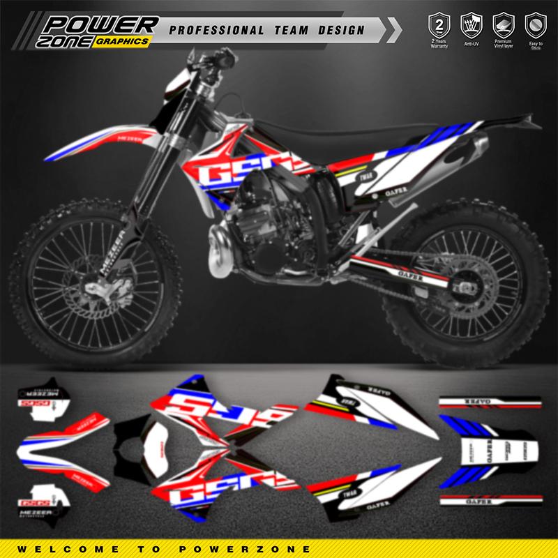 PowerZone Custom Team Graphics Backgrounds Decal Deco Stickers Kit For GASGAS 2010 2011 EC MC 200 250 300 350