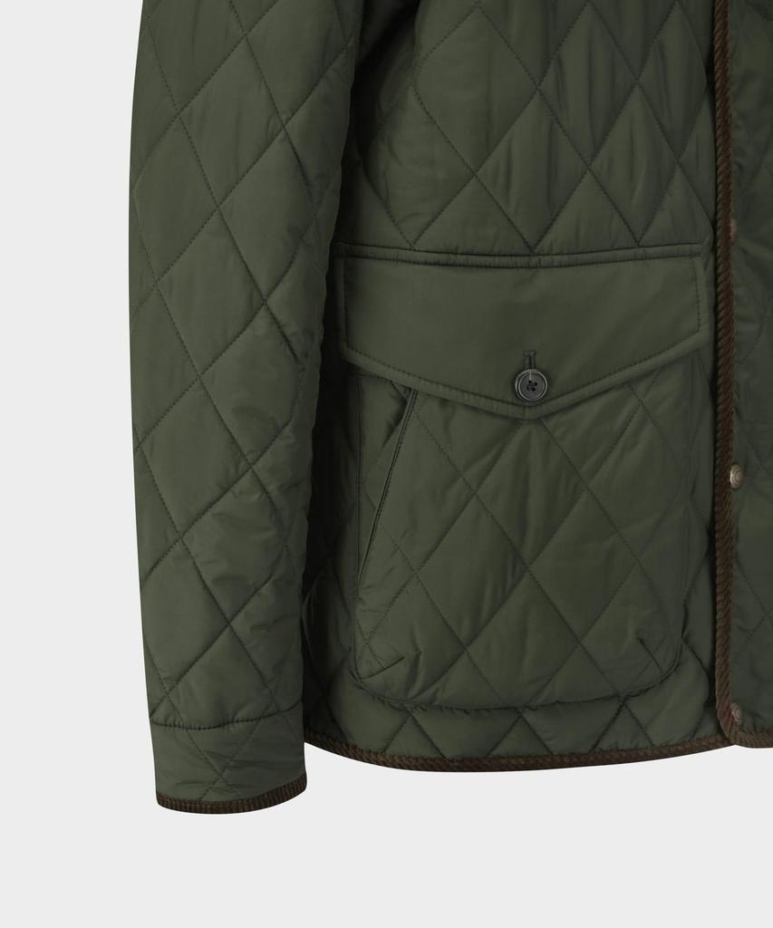 Brooks Brothers Quilted Jumper (Olive) (Bbopmbf402)