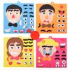Non-Woven Five Sense Organs DIY Assembling Puzzle Jigsaw Children Training Toy