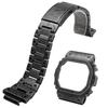 Korlexchi Мужской металлический ремешок и корпус для часов MOD Kit для Casio DW5600, GW-B5600, G-SHOCK GW-M5610, G-5600E, Нержавеющая сталь 316 с ретро 3D-резьбой (56