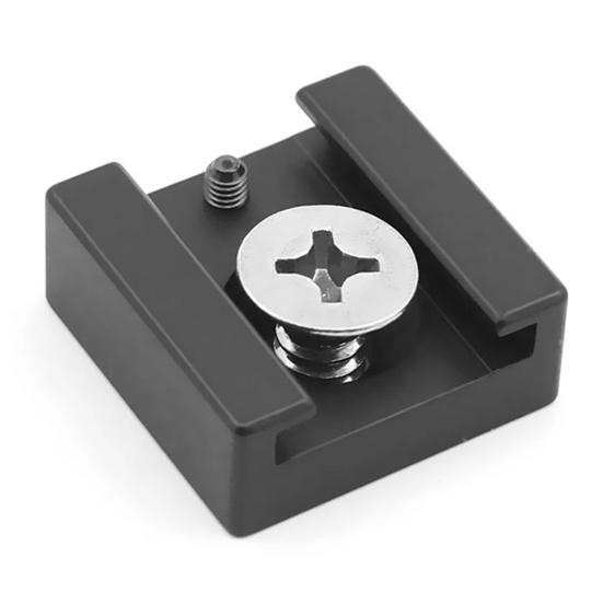 Крепление «горячий башмак» для камеры с резьбовым винтом 1/4 дюйма, из алюминиевого сплава, крепление «холодный башмак» для экшн-камеры