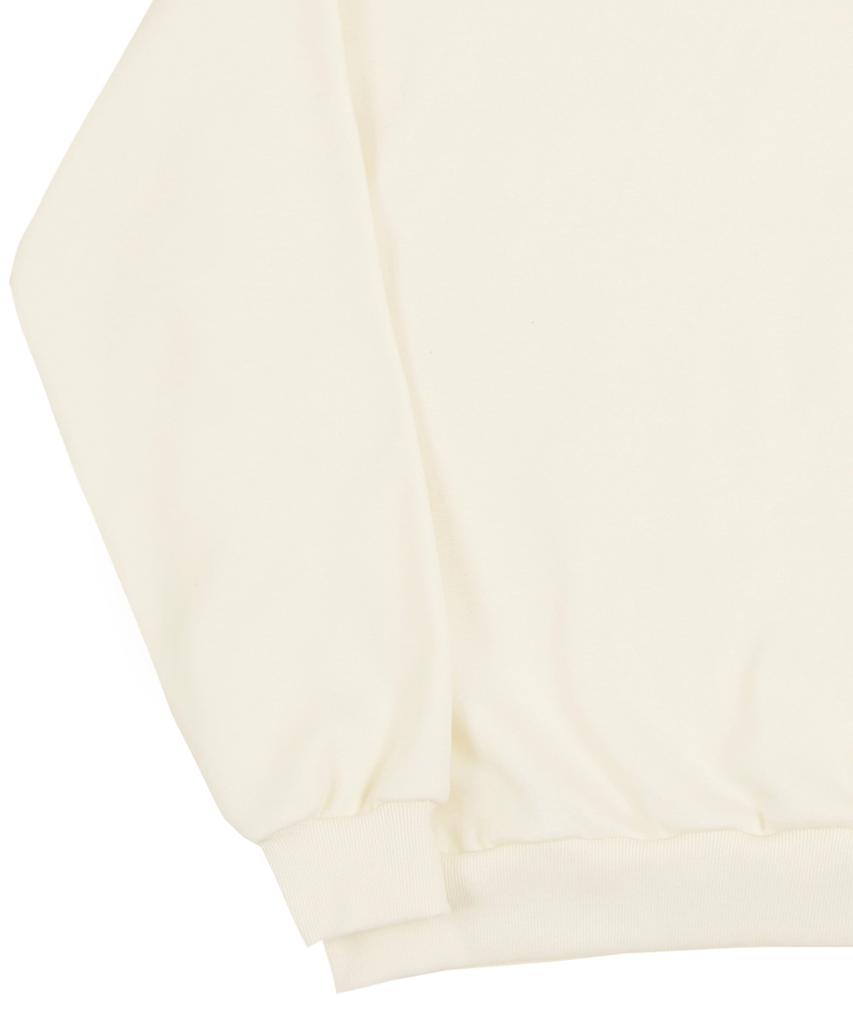 GRAVER [Унисекс] Толстовка Oddsmile Sun Smile_Кремовый
