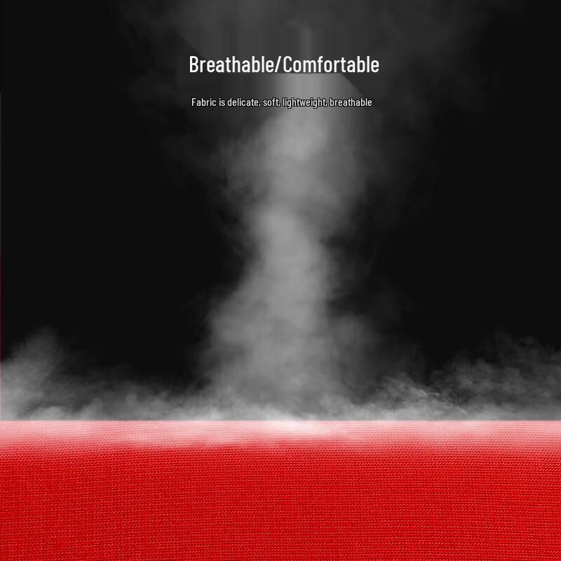 LANGSHA Мужские благоприятные красные хлопковые трусы-боксеры