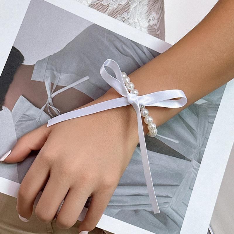 Женское ожерелье, винтажное французское длинное жемчужное ожерелье, цепочка на ключицу, цепочка на шнуровке своими руками, бархатное ожерелье