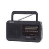 Qubo R-222 Radio Portátil AM/FM Negra Con Asa Y Alimentación a Pilas O Red