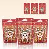 50/100 шт. Мешки для конфет «Год Лошади» на завязках, Подарочные мешки для конфет, Пакет для хрустящего снежка, Украшение для вечеринки по случаю Китайского Нового года