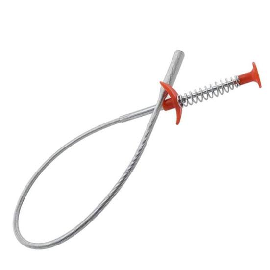 Drain Clog Remover Set Pipe Unblocking Hook Hair Catcher Drain Auger Cleaner Tool Bendable Metal Unclogger Hair Cleaner