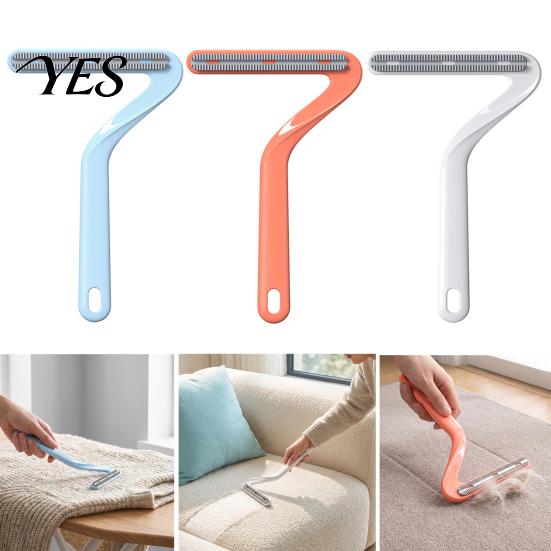 Eco Friendly Clothing Tool Double Sided Lint Remover for Clothing, Portable Golf Club Shape Fabric Shaver Handheld Pet Fur Removing Hair and