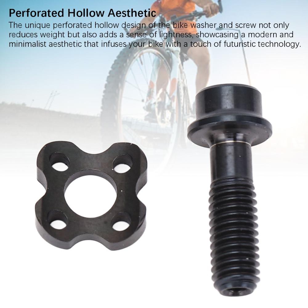 M5 Bike Washer and Screw Set High Strength Bike Derailleur Bolt Bicycle Maintenance