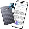 AI Диктофон CHIME NOTE PRO: Запись в одно касание, бесплатная транскрипция, автоматическое резюмирование, диктофон, совместимость с GPT-4o, автоматические встре