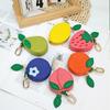 Stylish Small Fresh Bag Accessories Cute, Portable Fans, Fruit Keychain Pendant