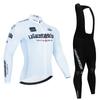 Tour De Italy D'ITALIA Cycling Jersey Set Premium Anti-UV Long Sleeve Downhill Cycling Suit Autumn Quick-Dry Pro Racing Uniform