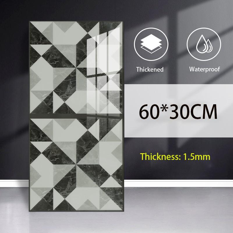 Имитация мраморной плитки, настенная паста для ванной комнаты, гостиной, фоновые обои, самоклеящиеся водонепроницаемые наклейки на стену для кухни, ремонт дома