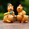 Capybara Resin Toy Figurine With Interactive Features For Visual Development And Parentchild Interaction