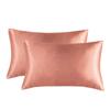 One Set Solid Color Double-sided Silk Pillowcase Mulberry Silk Ice Silk Beauty Pillowcase Single Silk Broadside Pillowcase