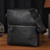 Повседневная деловая сумка через плечо из натуральной кожи, большая вместимость, модный бренд, молодежный маленький рюкзак