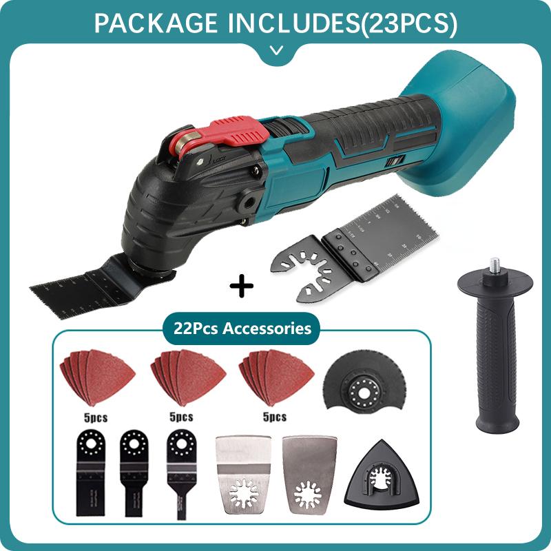 Электрический беспроводной осциллятор 170 Вт, домашняя обрезная пила, многофункциональный триммер/лопата/режущая пила, инструменты для батареи Makita 18 В/21 В