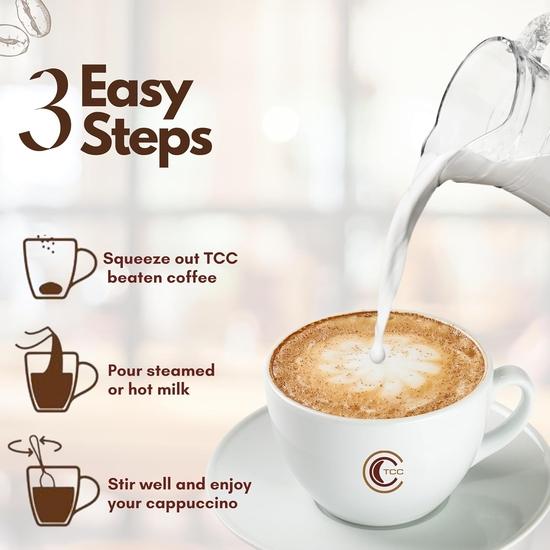 The Coffee Clique | Шоко Мокко + Бархатная Ваниль | Взбитая Кофейная Паста | Кофе как в кафе Капучино Дома | Комбо из 2 | 210 Граммов | Ароматизированный Кофе