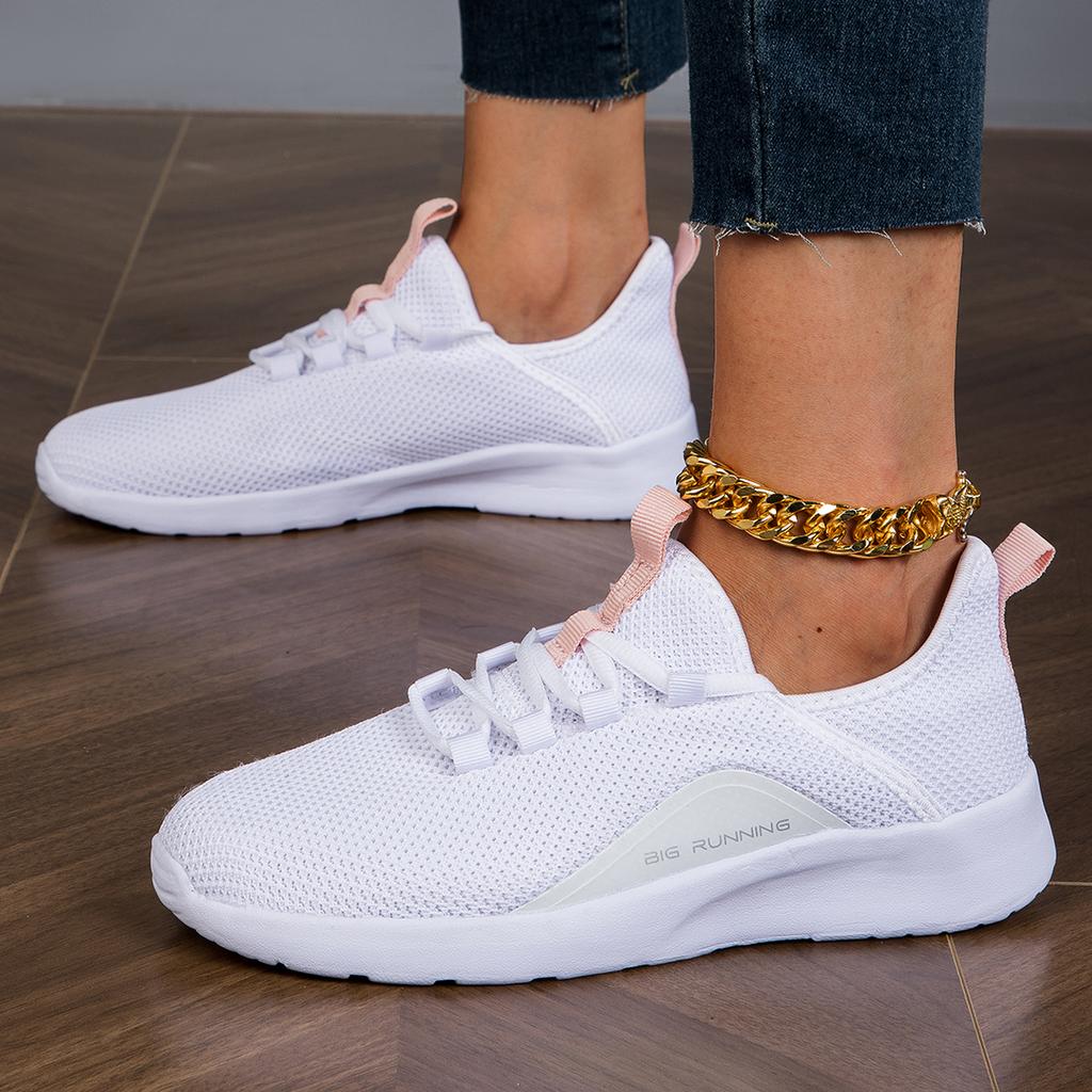 Autumn New  Casual Shoes Lace Up Shoes Lightweight Comfortable Breathable Walking Sneakers Tenis Feminino