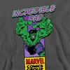 Marvel Comics Mens Incredible Dad Hulk Corner Box Heather Fathers Day T-Shirt