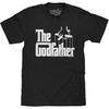 Tee Luv Men's The Godfather Shirt - Retro Mafia Movie Logo T-Shirt