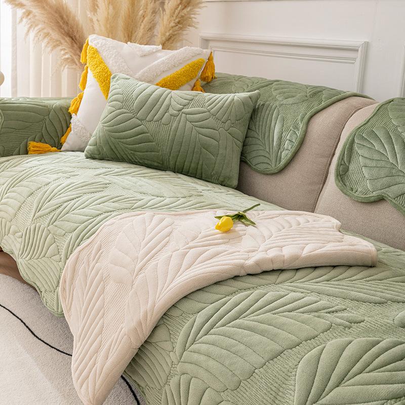 Бархатная подушка для дивана Утолщенная подушка Нескользящая кожа из цельного дерева Полностью покрытая тканью