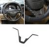 Автомобильный Стайлинг из мягкого углеродного волокна U-образная крышка панели рулевого колеса Накладка для Honda CRV 2007 2008 2009 2010 2011
