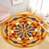 Room Floor Yoga Mat Carpet Ethnic Wind Round Carpet Living Room Decoration Home Children's Mat Kitchen Bathroom Anti-slip Mat