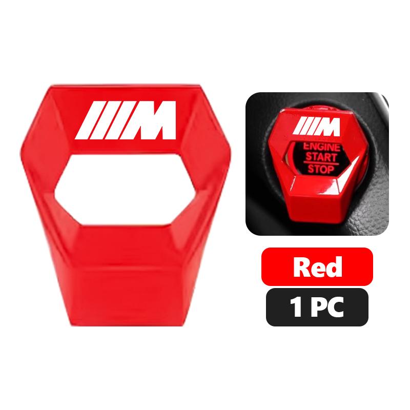 AAACF1 Car One-touch Start Decor Modified Ignition Ring Switch Button For BMW M 1 3 4 5 6 7 Series X1 X3 X4 X5 G20 G38 F48 E36 E39
