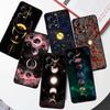Чехол для телефона с рисунком Космическое Звездное Небо Для Xiaomi Redmi Note 15 14 13 12 12S 11E 11 11S Pro Plus 4G 5G Черный Мягкий ТПУ