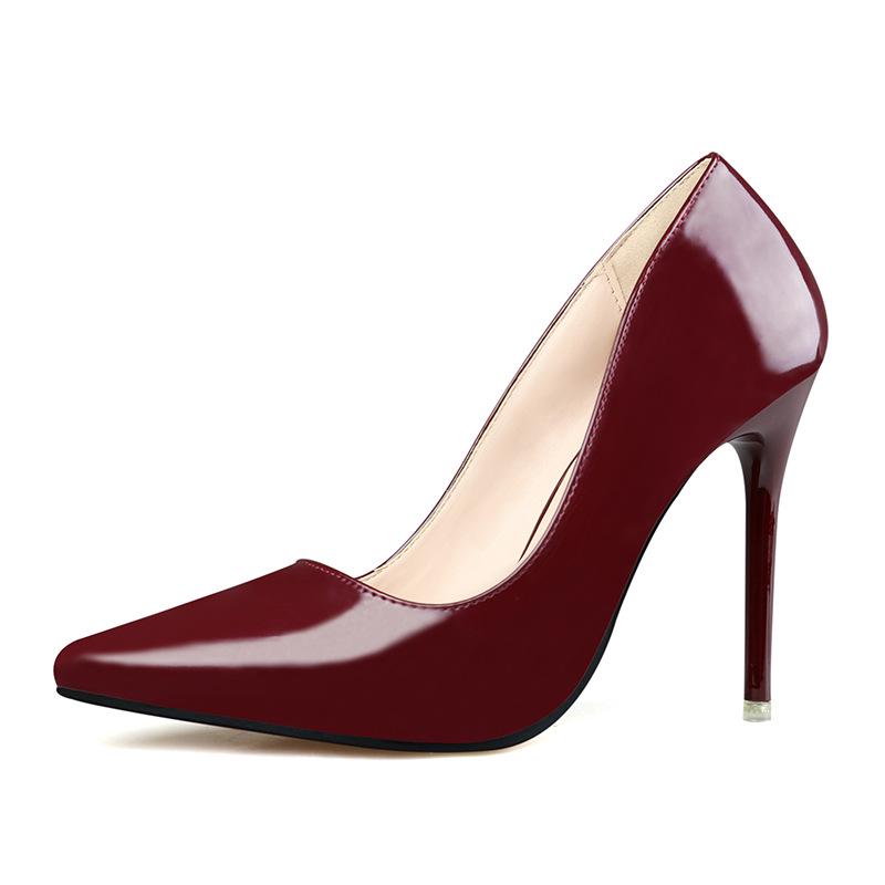 (Специальное предложение) Модные и эффектные женские туфли на тонком каблуке, с острым носком и очень высоким каблуком