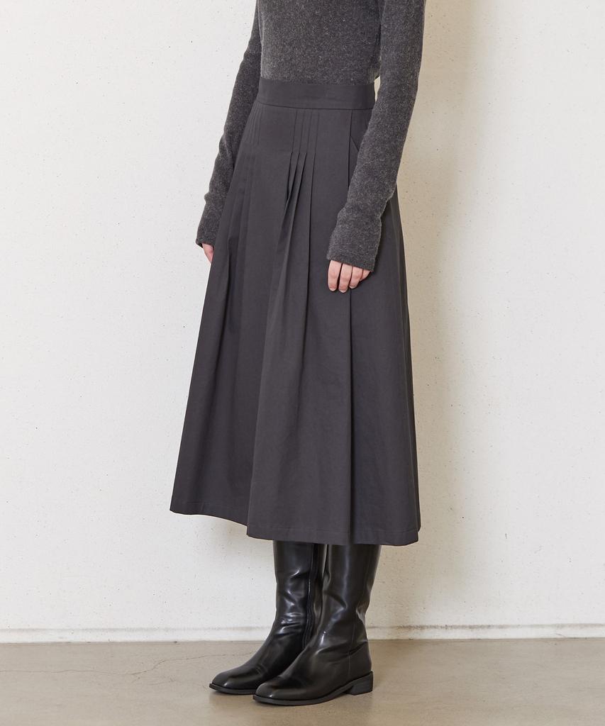 Jun By Jun K 8-Tuck Cotton Skirt_Smock