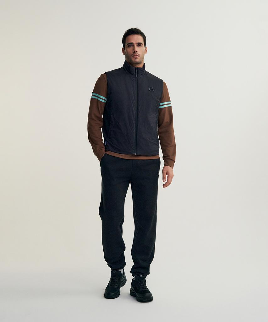 Мужской утепленный жилет Sergio Tacchini M Essential с утеплителем Thinsulate (черный)