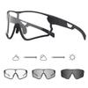 New cycling glasses, day and night dual-use photochromic glasses, outdoor sports marathon running sunglasses