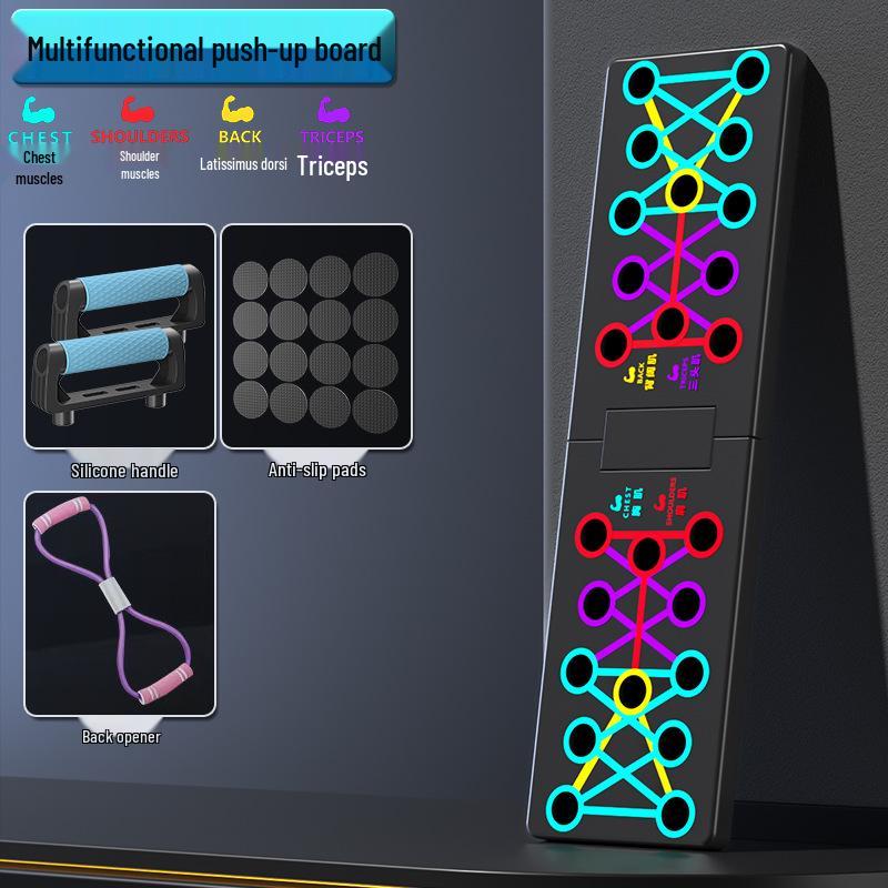 Многофункциональный упор для отжиманий и пресса: Тренажер для мышц живота и груди