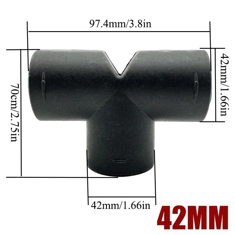 2X 42/60/75/90mm Air Vent Ducting T Piece Y Branch Pipe Connector Joiner Splitter For Webasto Eberspaecher Diesel Parking Heater