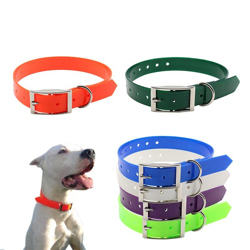 Ошейники для собак из ТПУ, водонепроницаемые, дезодорирующие, устойчивые к грязи, легкоочищаемые, 10 цветов, товары для животных