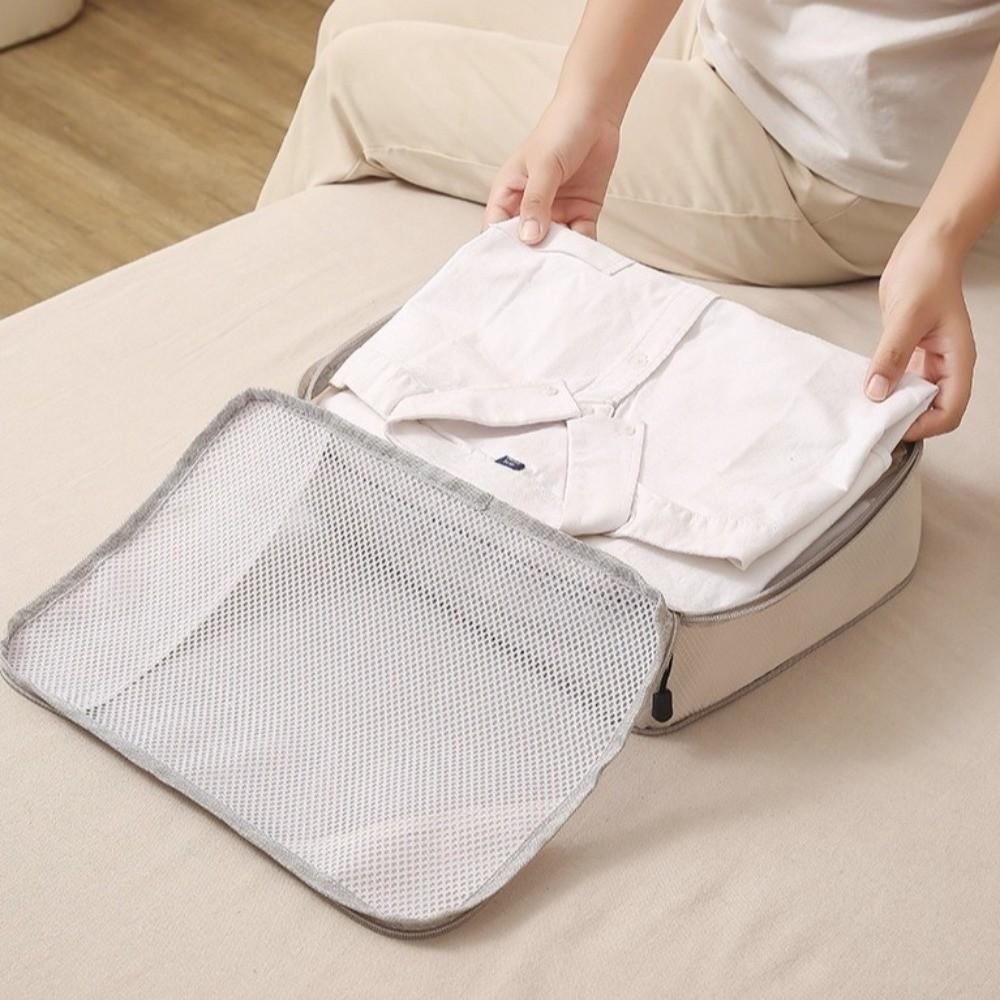 3pcs Extensible Travel Compression Bags Large Capacity Luggage Organizer Clothing Sorting